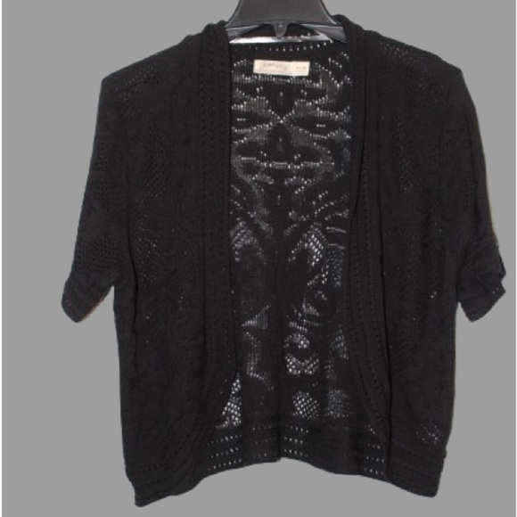 Faded Glory black Knit Shrug juniors size XXL - Picture 2 of 7